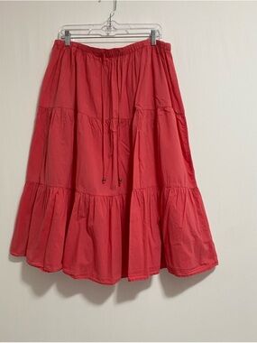 White Stag Coral Tiered A-Line Skirt